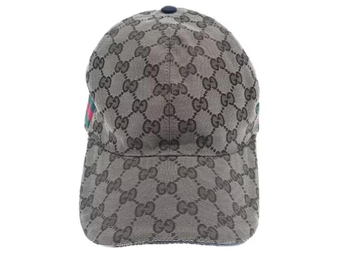 **Casquette marron Gucci Polyester  ref.913500